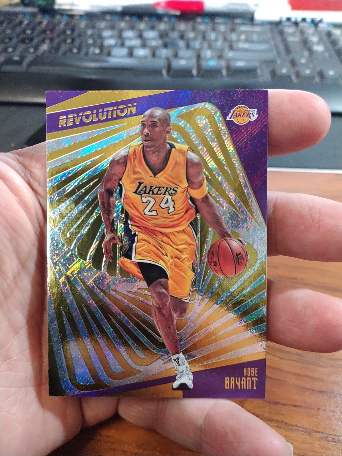 2015-16 Revolution Kobe Bryant #38 Gold NBA Los Angeles Lakers basketball