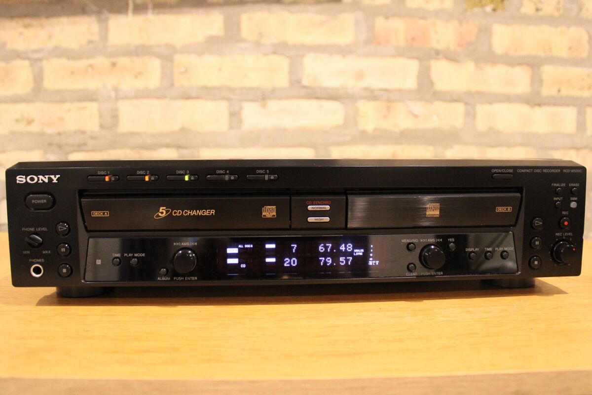 Sony RCD-W500C CD Recorder/charger , serviced, Fully Sony RCD-W500C CD Recorder/charger , serviced, Fully