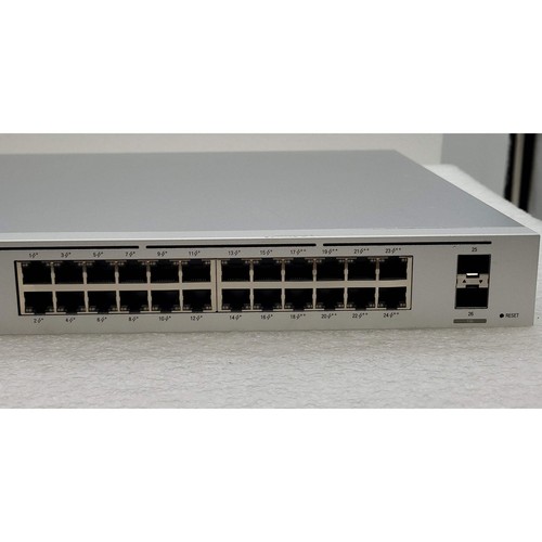 Commutateur Ubiquiti UniFi USW-PRO-24-POE 24 ports PoE Pro avec oreilles de rack - Photo 2/4