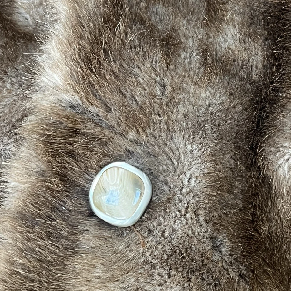 Vintage Astraka Faux Fur Coat Light Brown Jacket Women's UK 14-16 60s 70s Retro - Image 4 of 4