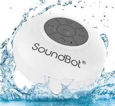 Soundbot SB510 HD Water Resistant Bluetooth Shower Speaker Handsfree Portable...
