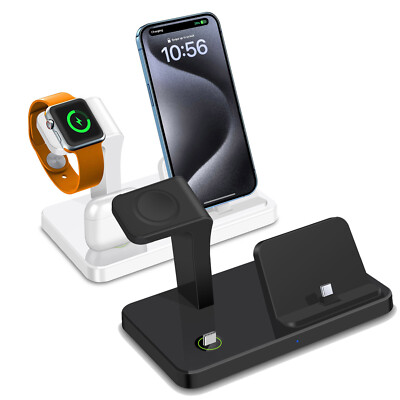 Phone Dock Charging Stand Usb C 3In1 USB-C Fast Charger Stand
