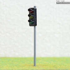 2 x traffic signal light O scale model railroad crossing walk led lamp #GR3