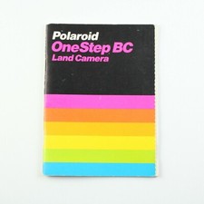 Polaroid OneStep BC Land Camera Manual - Vintage Instructions