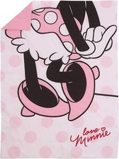 Disney Minnie Mouse Toddler Bedding Comforter Only 42" W x 57"