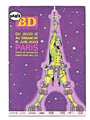 2003 - Salon des Univers Dessinés, Pubs - Porte Versailles PARIS - Karte P. B...