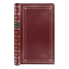 Pioneer BDP-35 Spiral 4x6 Photo Album Burgundy (Same Shipping Any Qty)