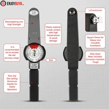 Dial Indicator Torque Wrench Indicating Torquemeter Torque Testing 0-100n.m USA