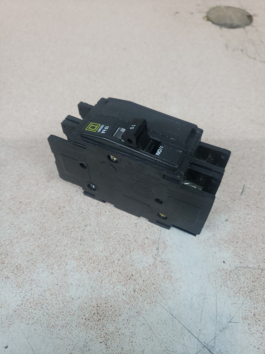 Interruptor Termomagnético Square D QO 1 Polo 10A Enchufable 10kA 120 Interruptor Termomagnético Square D QO 1 Polo 10A Enchufable 10kA 120