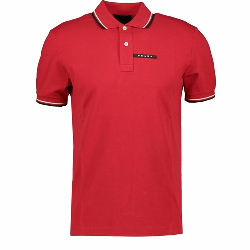 Prada Short Sleeve Red Polo | eBay