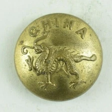 Early British Border Regiment China Uniform Button Original 3 H6AT