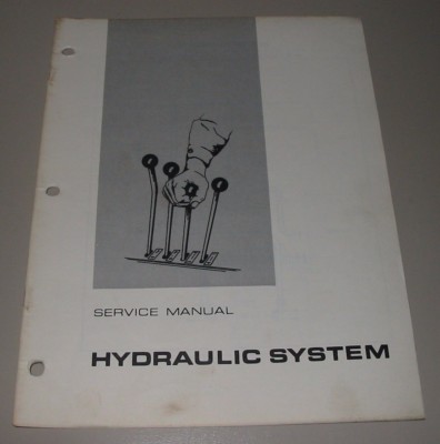 Service Manual Caterpillar Gabelstapler Hydraulic Systems Wartungsanleitung 1972