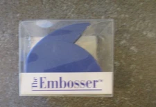 All Night Media EMBOSSER Blue -use w/design cartridges - NEW