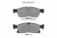 Textar 2519202 Bremsbelagsatz, Scheibenbremse FüR Brabus, Mercedes-Benz