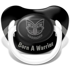New Zealand Warriors NRL Infant Dummy Pacifier Baby Shower Loosing Team Gift