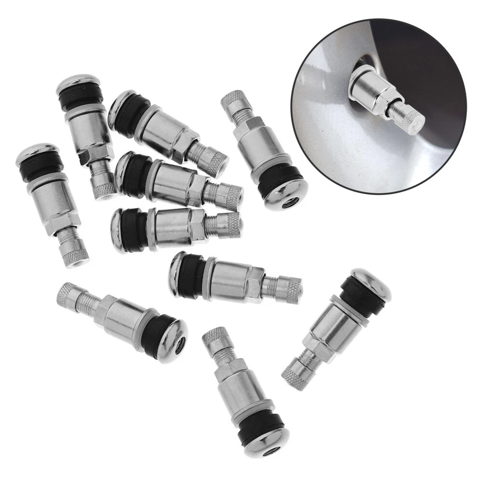 10 Pcs Bolt-in Tyre Valves Stems  Tire Trailer - Image 3 of 4