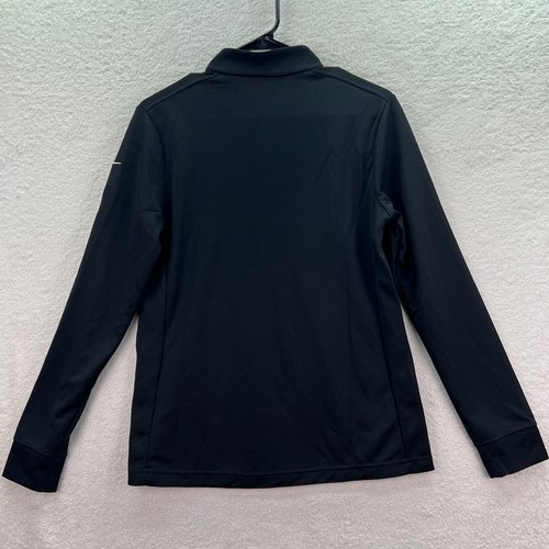 Nike Dri-Fit Women's Black 1/4 Zip Long Sleeve Golf Academy Activewear Shirt M - Picture 8 of 8