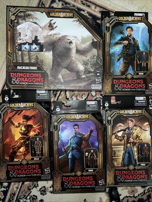 Dungeons & Dragons Honor Among Thieves Edgin Forge Doric Simon Holga Figure Lot