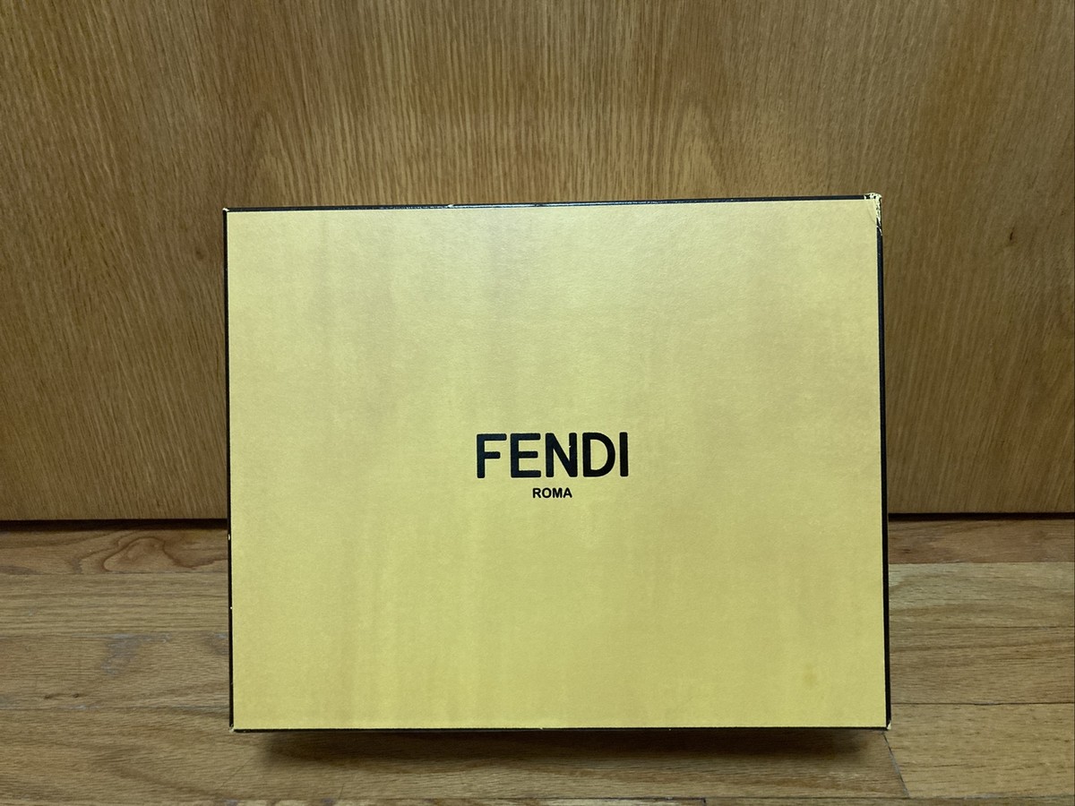Fendi Empty Gift Storage Shoe Box with Gift Bag Ribbon  display picture 1