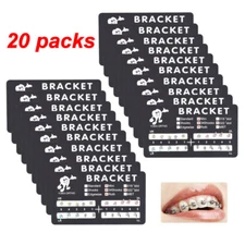 20Packs Dental Metal Orthodontic Brackets Braces Mini Roth/MBT Slot.022 Hooks