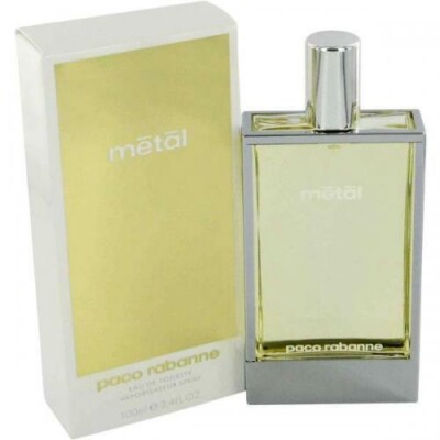 Paco Rabanne Metal for Women 3.4 oz Eau de Toilette Spray Discontinued
