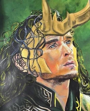 Hand Painted Loki Portrait