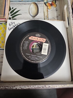 Billy Ray Cyrus She's Not Cryin Anymore / Someday, Somewhere, Somehow 45 VG 