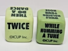 PAIR OF - ICUP DRINKING GAME DICE