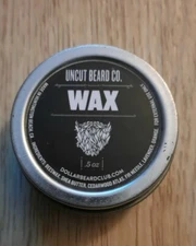New Uncut Beard Co. Wax .5 oz Rare DSC travel size