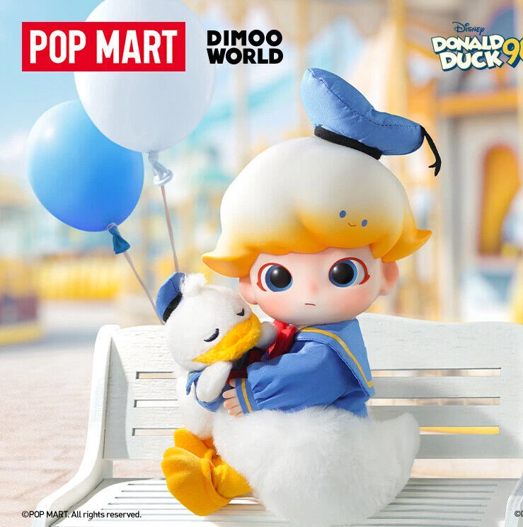POPMART DIMOO Donald Duck 1/8 Mobile Doll Toy Gift Cute Doll