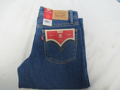 Levi's Girls Wide Leg Stretch Mid Rise Wide Leg Jeans 10 Reg 825663820747