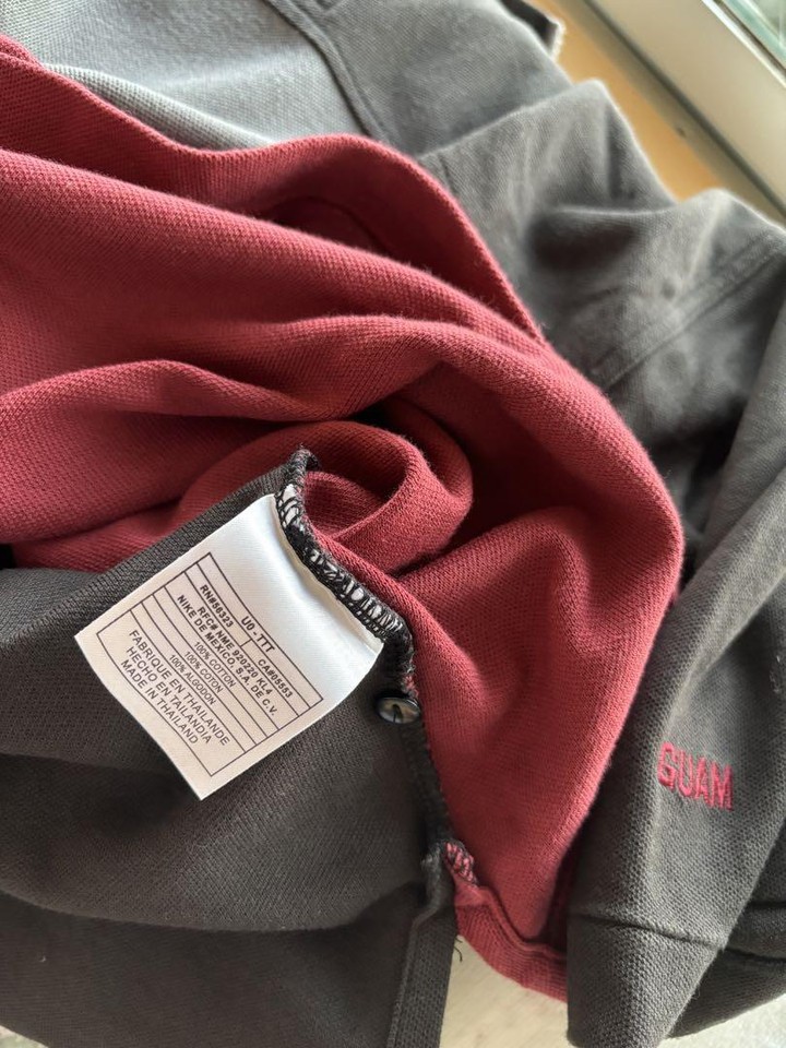 Men size L Polo Men'S Nike Golf Polo Shirt Guam Tiger Woods Short