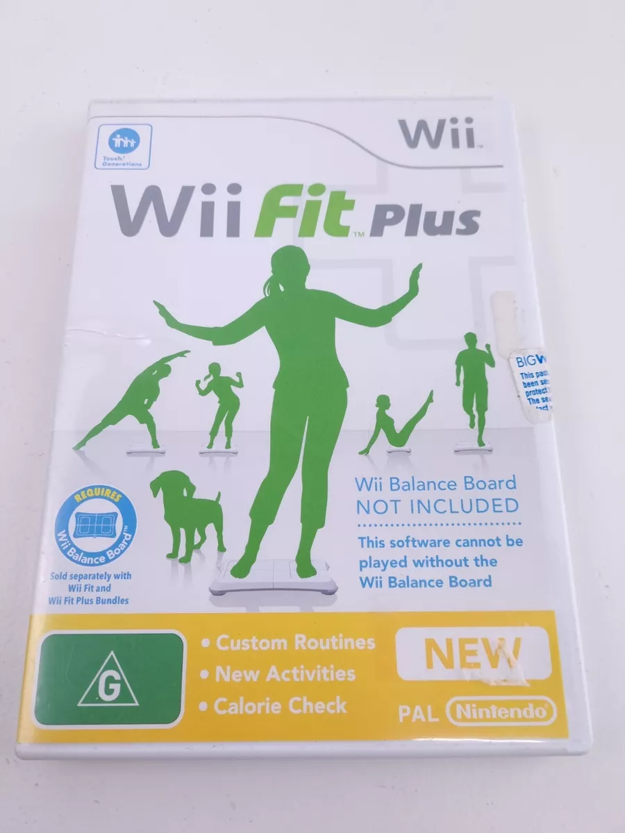Wii Wii Fit Plus Fitness Game Nintendo Wii Complete