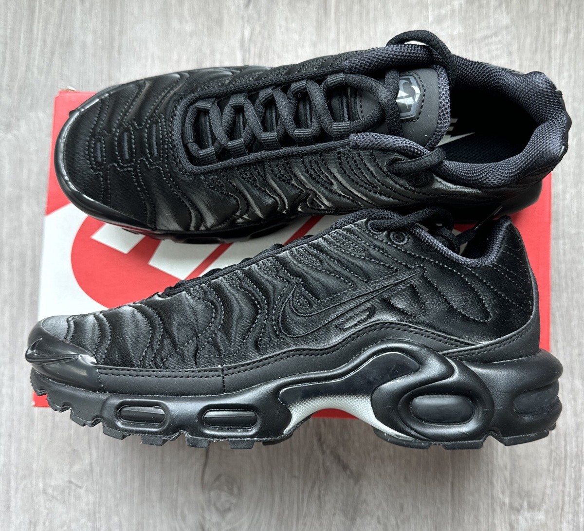 Nike Air Max Plus TN Black Anthracite Sail Size 7 W FV1169 001 | eBay