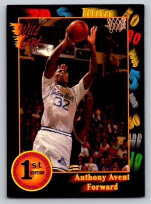 1992 Wild Card Collegiate - Anthony Avent #6 (RC)