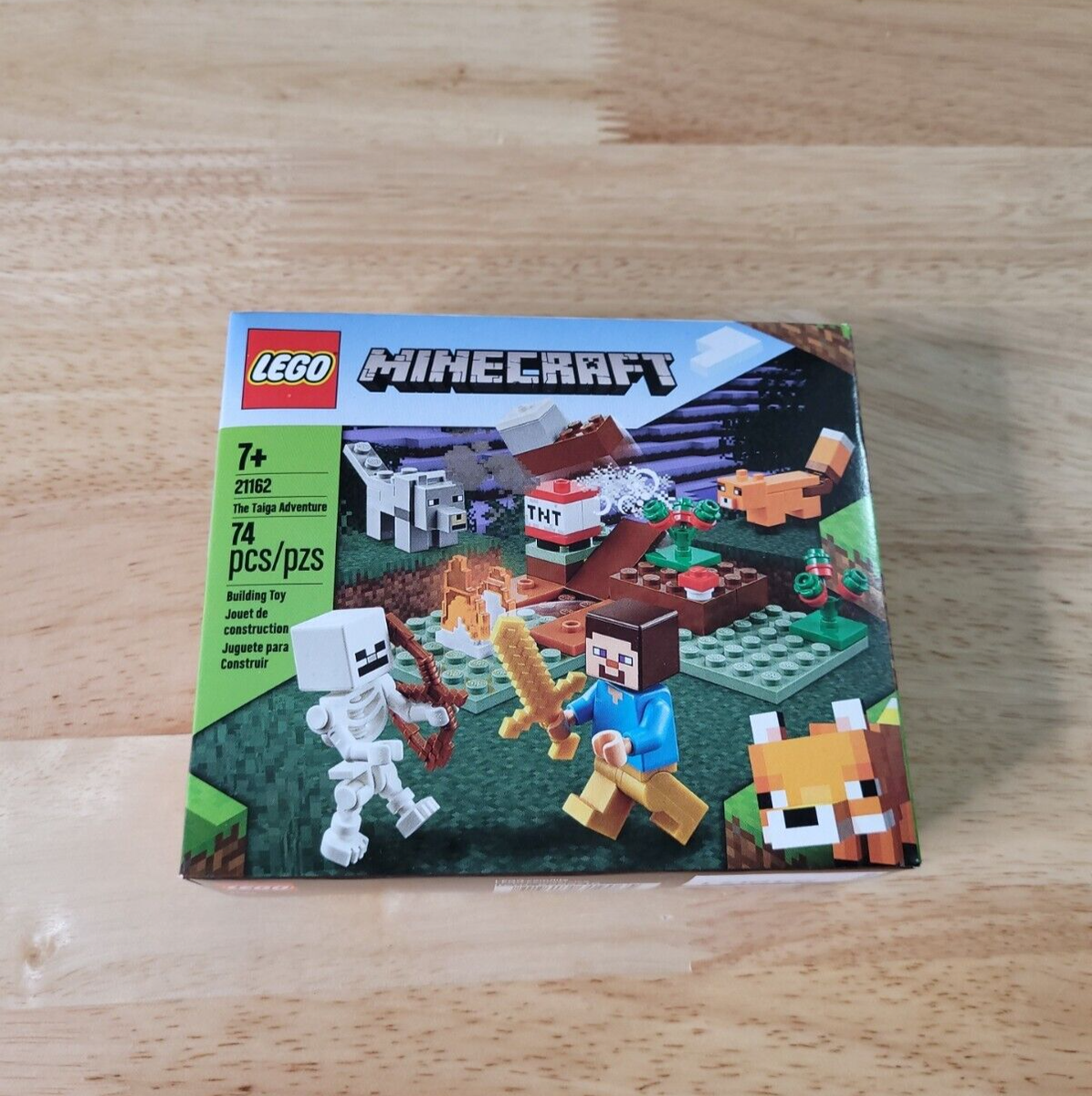 LEGO The Taiga Adventure Minecraft 74 Pieces 21162 New Sealed