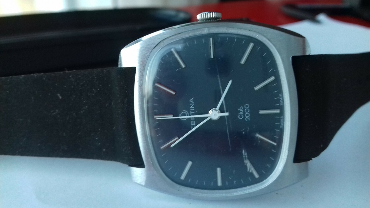 Certina CLUB 2000 01.2365 BLUE DIAL 1A Vintage Mano