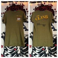 VTG 1982 The Clash Tour Shirt Know Your Rights Punk Band Ramones Jam Sex Pistols
