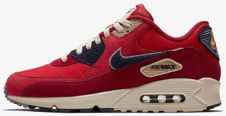 Nike Air Max 90 Premium Team Red Mortar for Sale  display picture 1