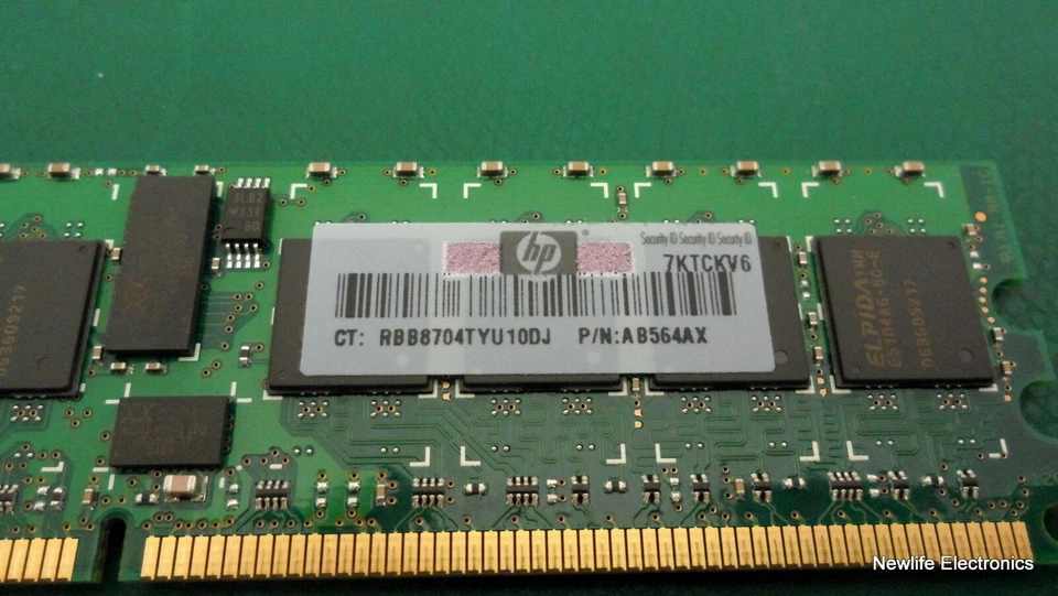 HP AB564-69001 1GB PC-4200 DDR2-SDRAM Server Memory AB564AX - Image 2 of 3