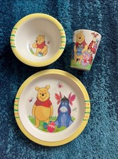Winnie the Pooh "Springtime Fun" 3-Piece Dinnerware Set