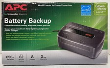 APC BE650G1 650VA 390W 8 Outlet Battery Backup - NEW