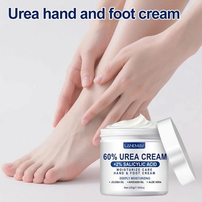 60% Urea Cream For Hand & Foot, Deep Moisturizing Cream Care Acid Salicylic Z4X5