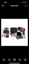 Cameras UNTESTED Lot Of 4 Fujifilm, Codametic, Pentax, Lenses Accessories Bags