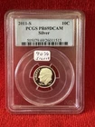 2011-S Roosevelt Dime Pcgs Pr69Dcam Silver