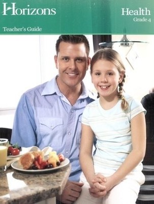 ALPHA OMEGA PUBLICATIONS JHT040 HORIZONS HEALTH 4TH GRADE By Gene Ezell *VG+*