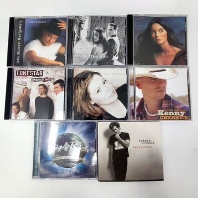 Lot of 8 Country Music CD's Various 1990s Retro Classic Artists