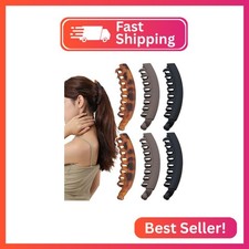 6 Pack 5 Inch Banana Hair Clips for Women Thin Fine Thick Hair,Strong Banana Cla
