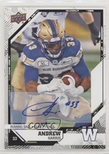 2019 Upper Deck CFL Auto Andrew Harris #69 Auto ly6