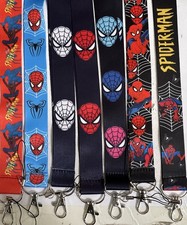 Disney Spider Man Marvel Only SET OF 7 LANYARDS 